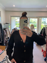 Hannah Cropped Knit Cardigan