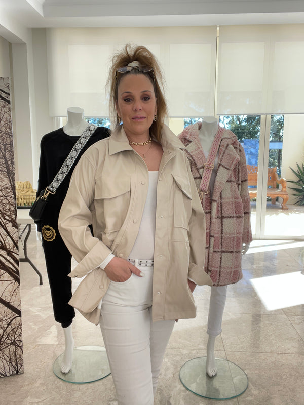Amalfi PU Luxe Shacket