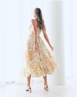 Valentina Linen Midi Dress