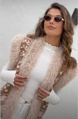 Foxy Fur Trim Vest