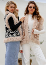 Foxy Fur Trim Vest