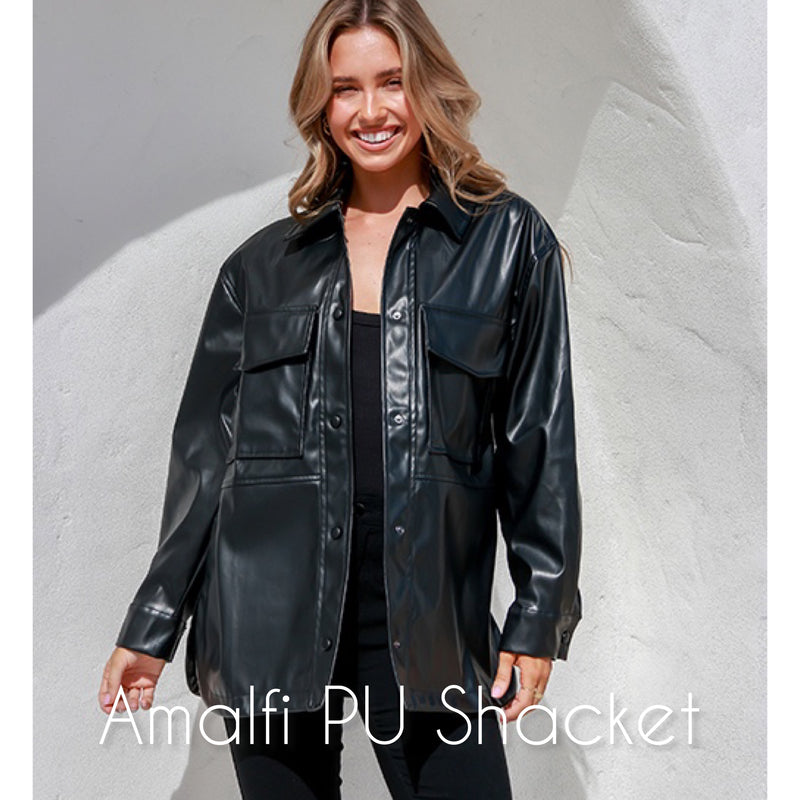 Amalfi PU Luxe Shacket