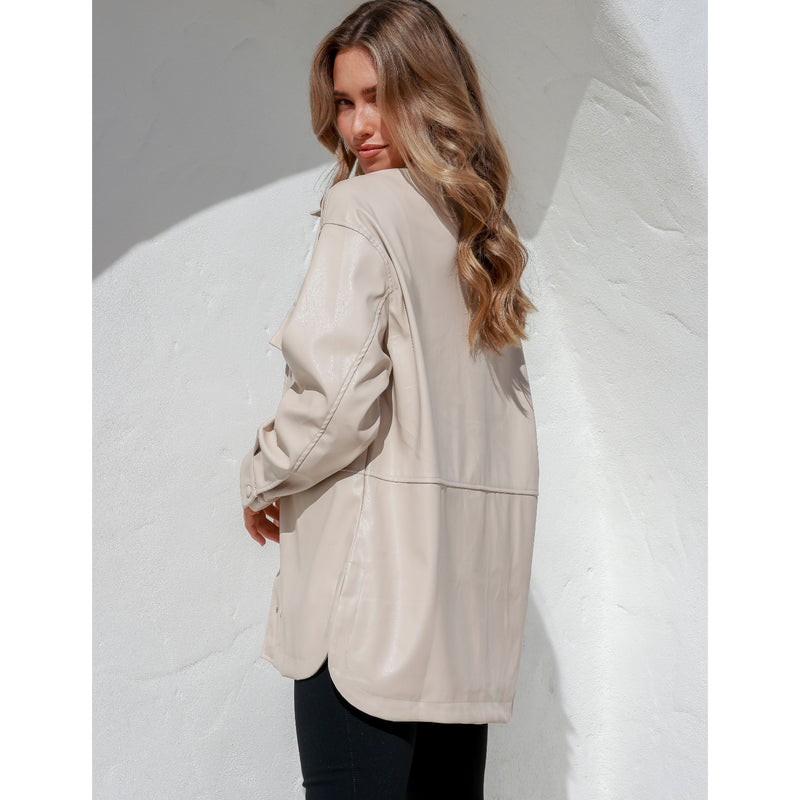 Amalfi PU Luxe Shacket