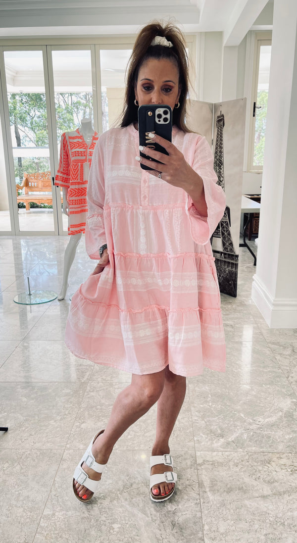Mediterranean Boho Dress