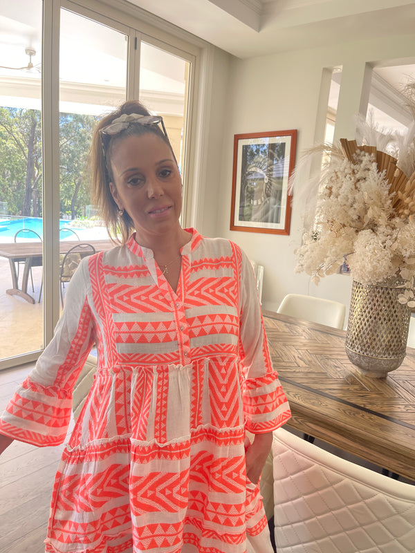 Mediterranean Boho Dress