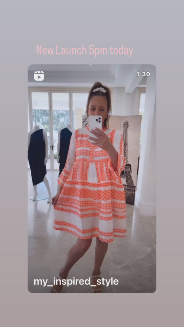 Mediterranean Boho Dress