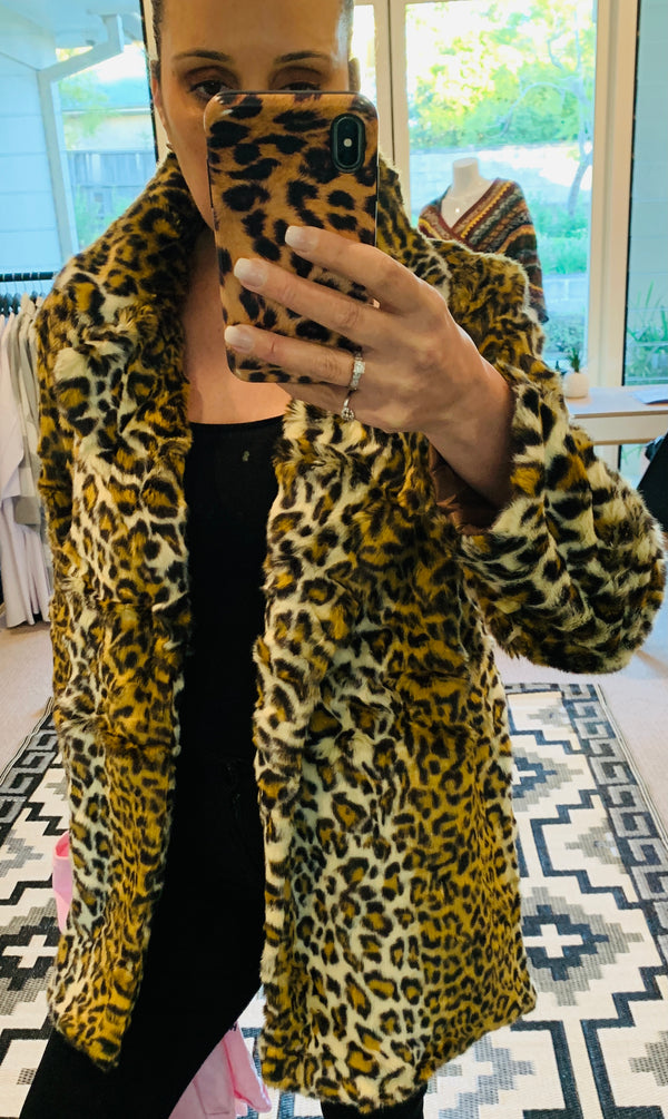 Leopard Fur Jacket