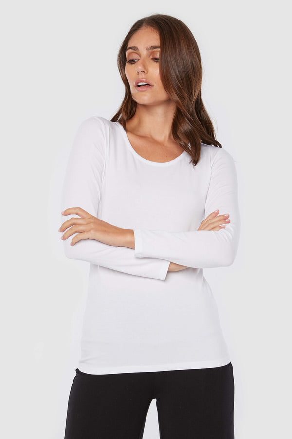 Bamboo L/ S Layering Top