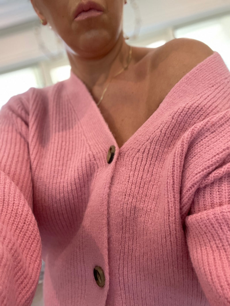 Hannah Crop Knit Cardigan