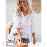 Brandy Broderie Blouse