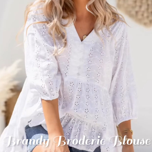 Brandy Broderie Blouse