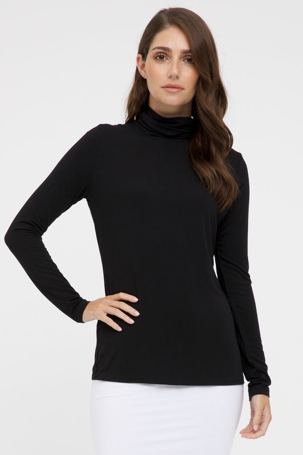 Bamboo Turtle Neck Top