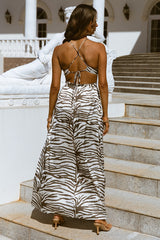 Zahara Maxi Dress / Zebra