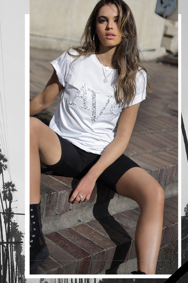 Ave Crystal embellished T-Shirt