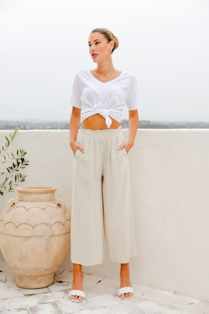 Luxe Linen Pant / Natural