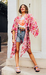 Eastern Brights Kimono