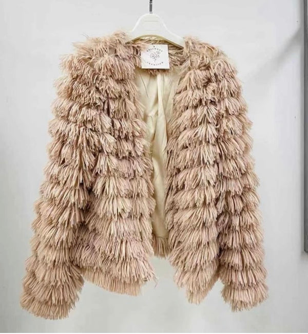 Fur Ruffle Jacket