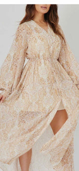 Boho paisley Maxi Dress
