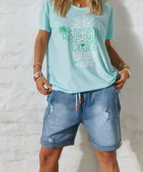 Slouchy Denim Shorts / Hammill & Co.
